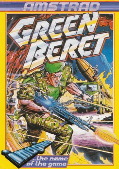 Green Beret box art for Amstrad CPC